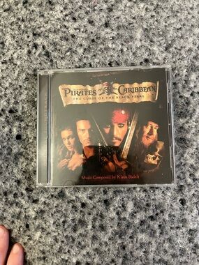 Disney Pirates of the Caribbean Soundtrack CD - Black, Brown, Red